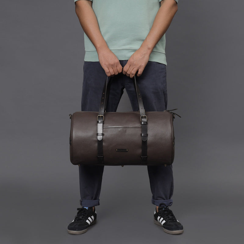 Miami Leather Gym Bag