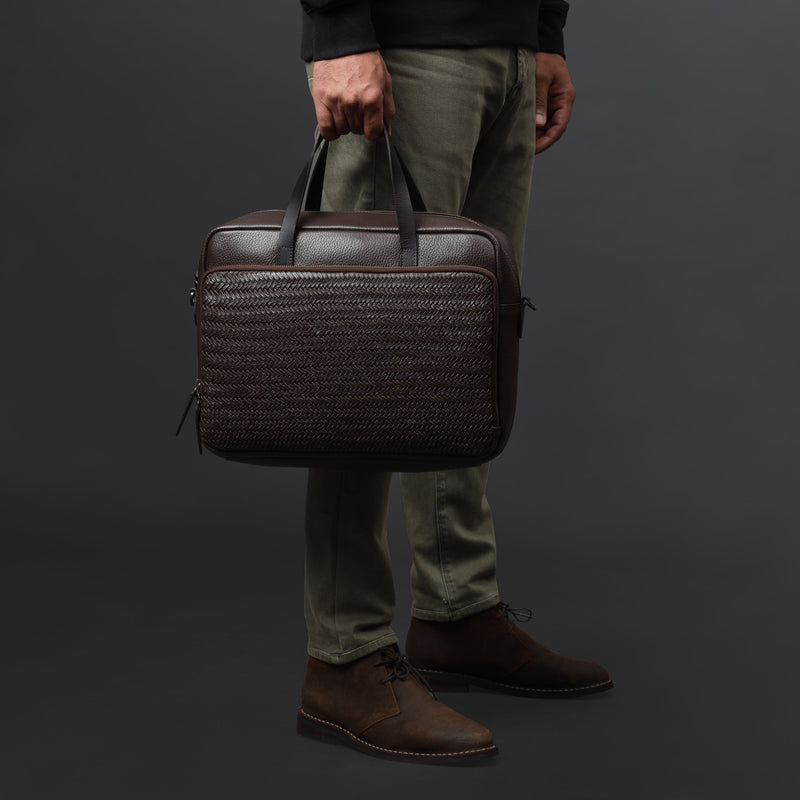 Boston Leather Briefcase