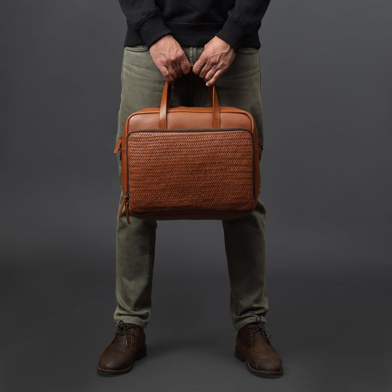 Boston Leather Briefcase