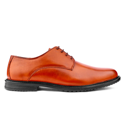 Handmade Premium Italian Leather Derby Shoes For Men (Size-UK-7)
