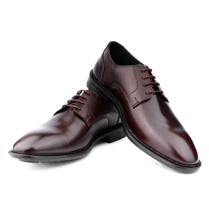 Handmade Premium Italian Leather Derby Shoes For Men (Size-UK-7)