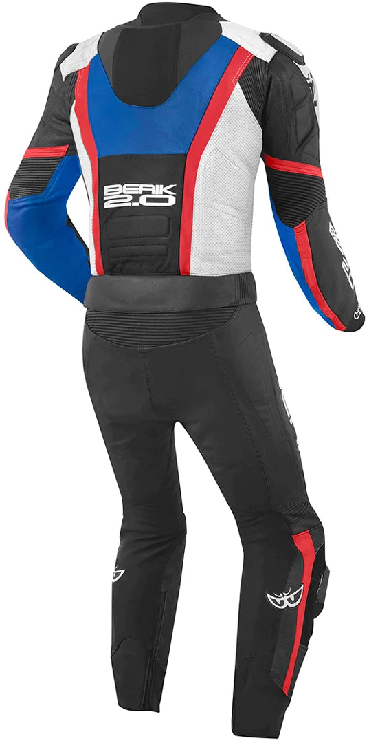 Berik Losail Mens Two Piece Leather Motorcycle  Suit