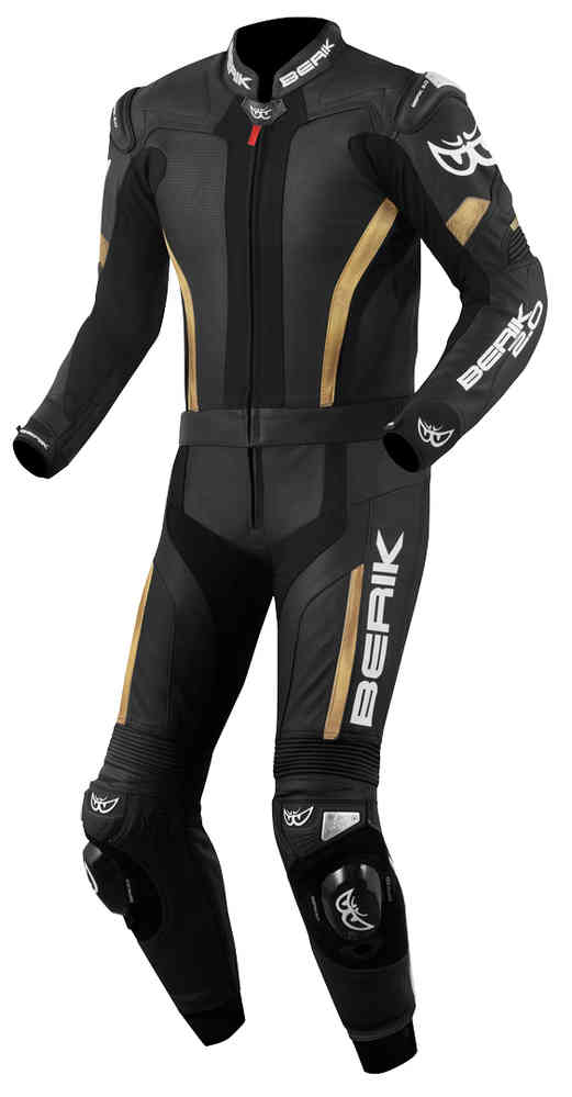 Berik Losail Two Piece Cowhide Motorcycle Leather Suit for Men