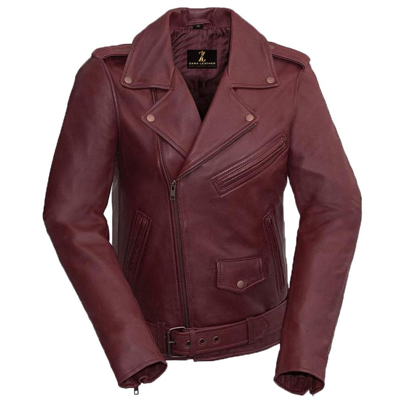 Brando Genuine Sheepskin Slim Fit Women's Leather Jacket