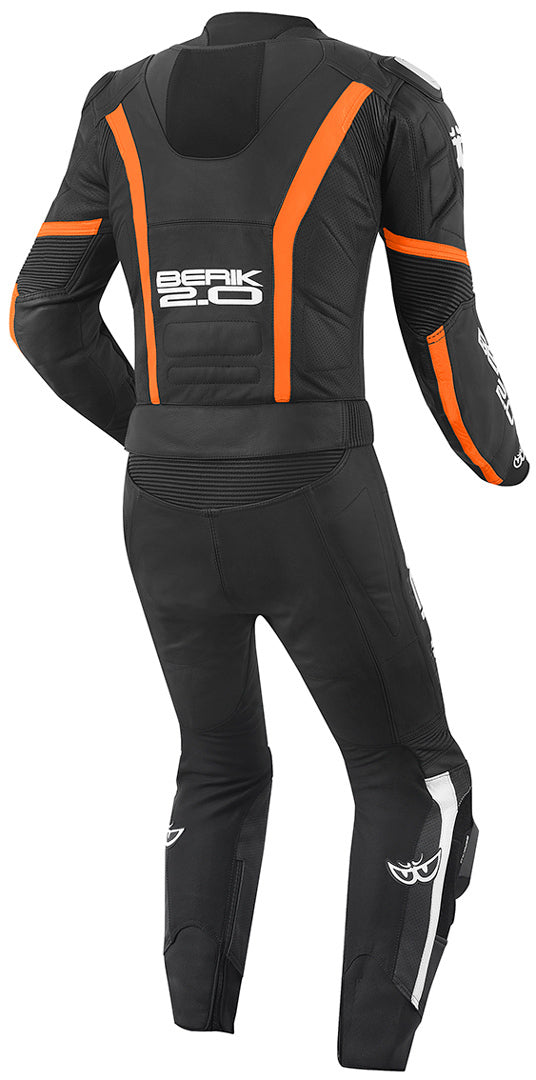 Berik Losail Two Piece Cowhide Leather Motorcycle Suit 