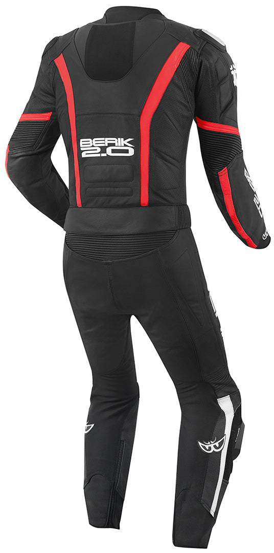 Berik Losail Premium Two Piece Cowhide Leather Motorcycle Suit