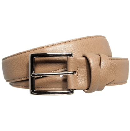34 mm Duo Ply Leather Belt Beaver
