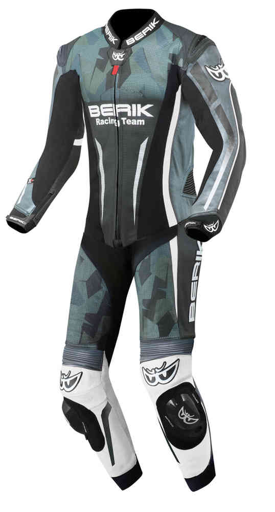 Berik Camo Track Motorcycle One Piece Leather Suit