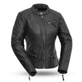 Stela Genuine Cowhide Women's Motorcycle Leather Jacket