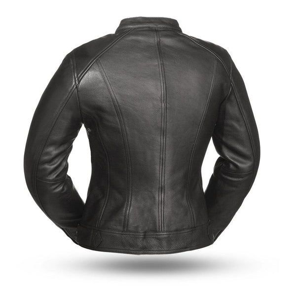 Fashionista Naked Cowhide Women's Motorcycle Leather Jacket