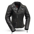 Monte Carlo Black Genuine Cowhide Women's Soft Leather Jacket