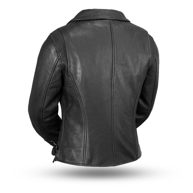 Monte Carlo Black Genuine Cowhide Women's Soft Leather Jacket