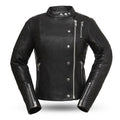 First Manufacturing Co. Warrior Princess Leather Motorcycle Jacket For Womens 