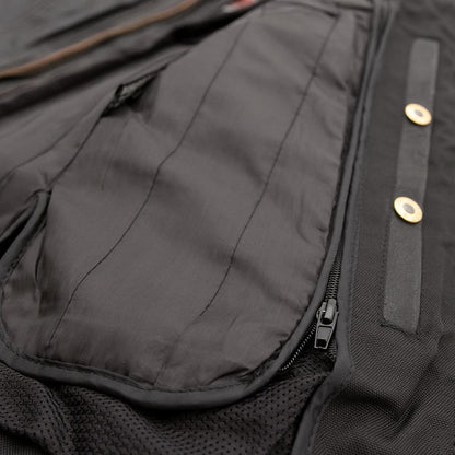 First Manufacturing Electra Ladies Motorcycle Leather Jacket