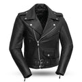 Bikerlicious Soft Cowhide Women's Motorcycle Leather Jacket by First MFG Co.