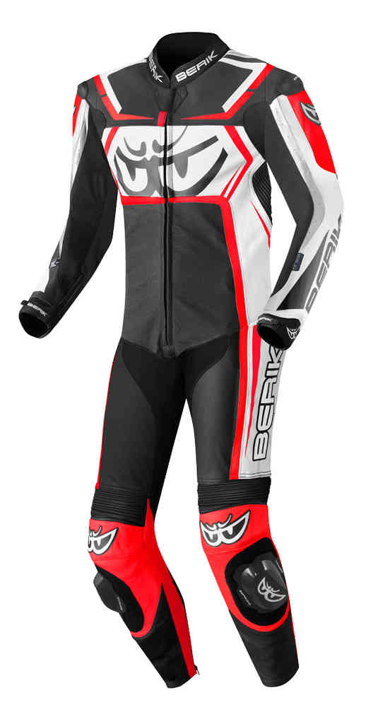 Berik Race-Tech One Piece Full Leather Motorcycle Suit for Men