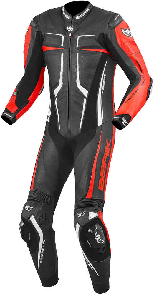 Berik Flumatic Race One Piece Full Leather Motorcycle Suit for Men