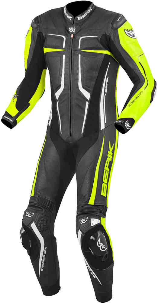 Berik Flumatic Race One Piece Leather Motorcycle Suit 