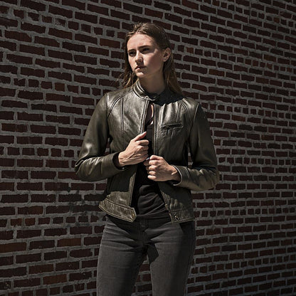Whet Blu Favorite Womens Leather Lightweight Jacket