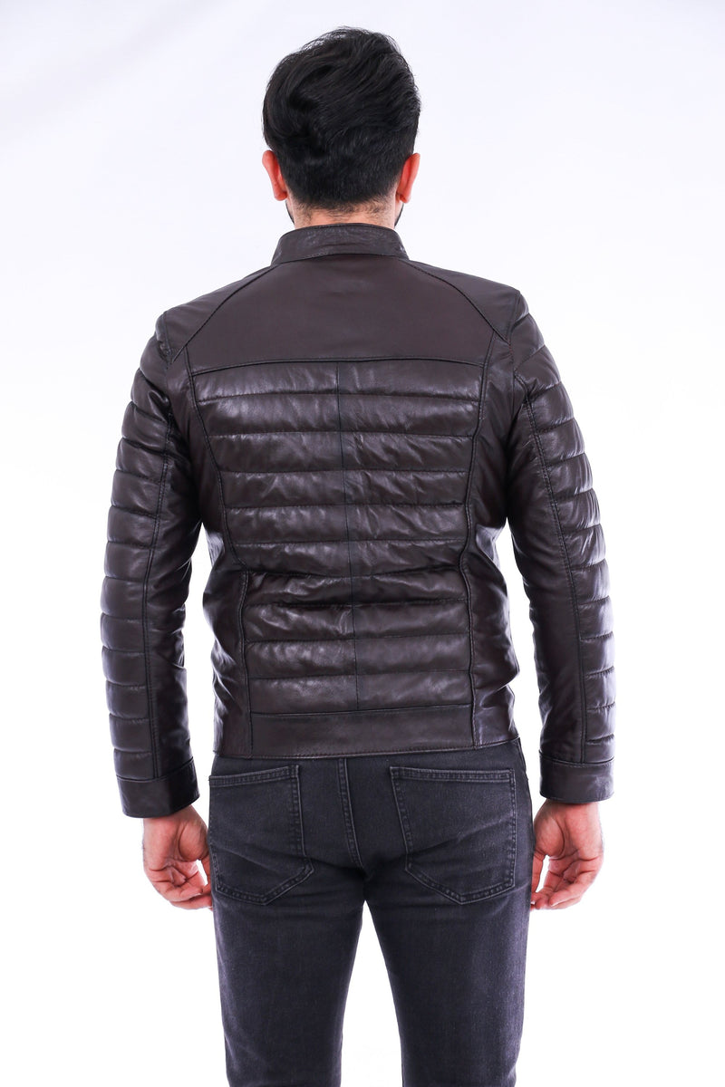 Loano Quilted Biker Jacket For Men