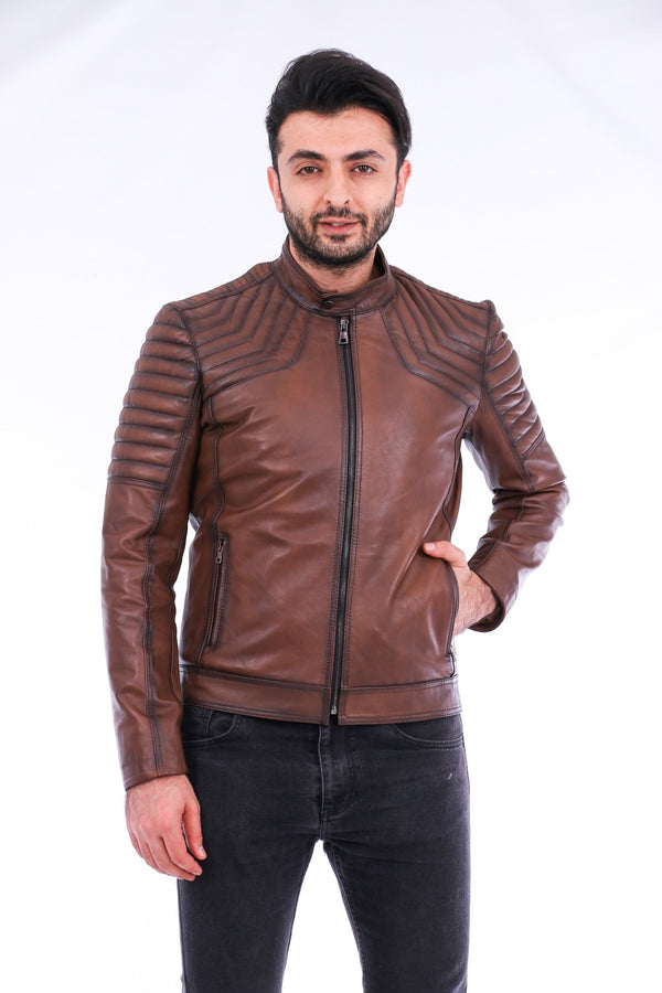 Morelli Leather Biker Jacket