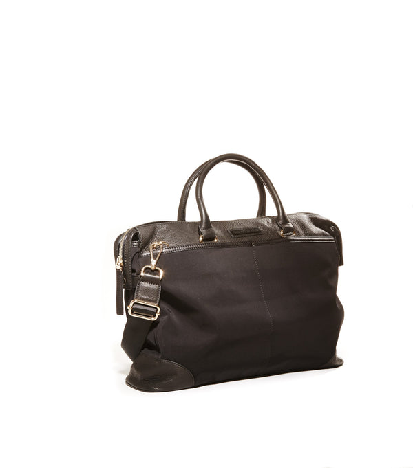 Jacki Easlick Black nylon briefcase