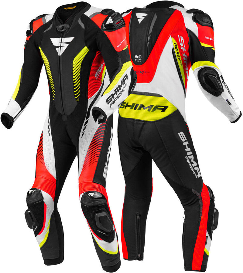 SHIMA SHIMA Apex RS Mens One Piece Leather Motorcycle Racing Suit 