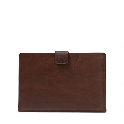 Leather Sleeve for iPad with zipper pocket