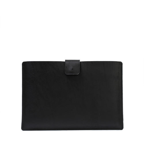 Leather Sleeve for iPad with zipper pocket