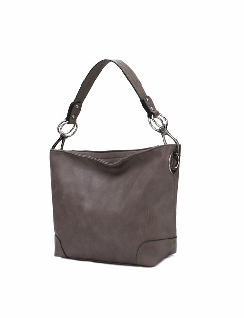 MKF Collection Emily Soft Vegan Leather Hobo Handbag by Mia K