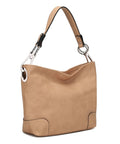 MKF Collection Emily Soft Vegan Leather Hobo Handbag by Mia K