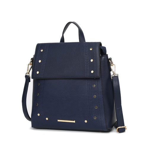MKF Collection Elke Vegan Leather Women Convertible Backpack Bag by