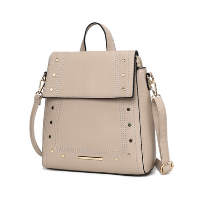 MKF Collection Elke Vegan Leather Women Convertible Backpack Bag by