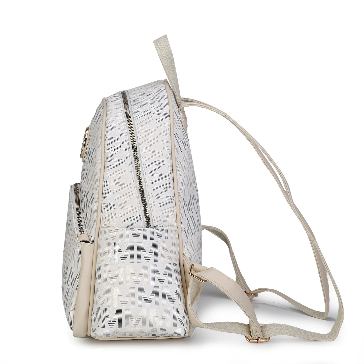 Palmer Vegan Leather Signature logo print Women Backpack