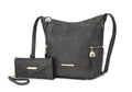 Lux Hobo Bag with Wallet Handbag Vegan Leather Women