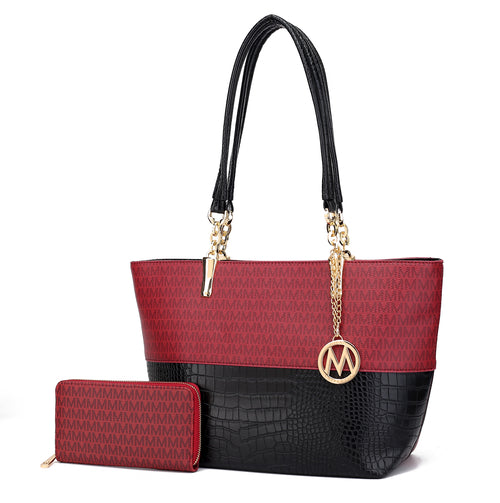 MKF CollectionSasha Tote Handbag Vegan Leather Women by Mia K