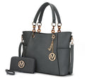 MKF Collection Bonita Tote Handbag & Wallet Set Vegan Leather by Mia K