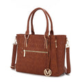 Cairo M Signature Satchel Handbag Vegan Leather Women