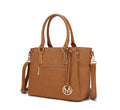 Cairo M Signature Satchel Handbag Vegan Leather Women