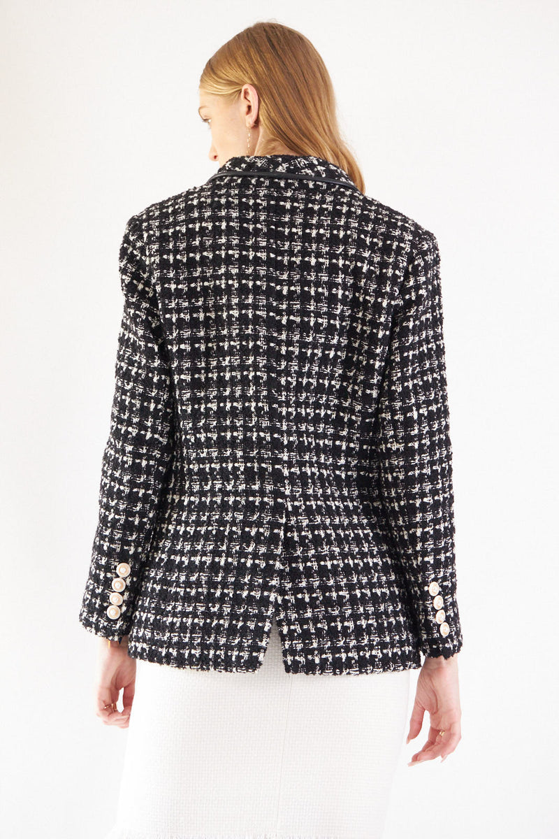 Le Reussi Tweed Checkers Blazer