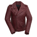 Whet Blu Rebel Women's Real Sheepskin Lightweight Motorcycle Leather Jacket