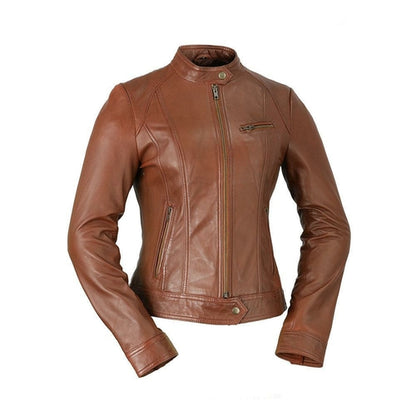 Whet Blu Favorite Womens Leather Lightweight Jacket