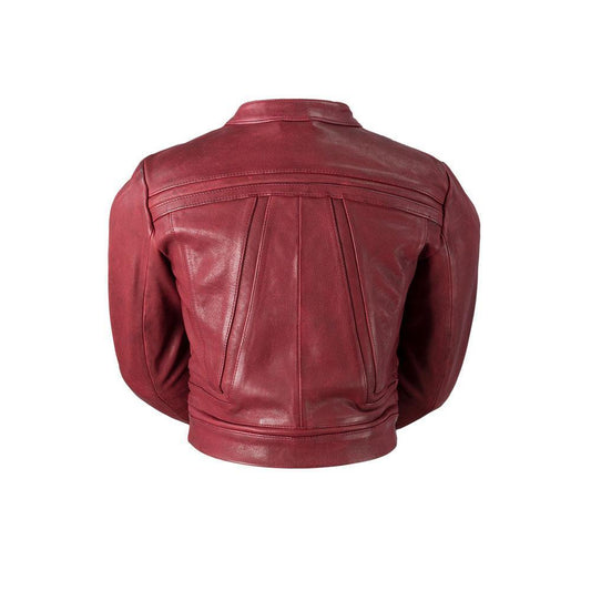 Pixie Womens Leather Jacket in Classic Style