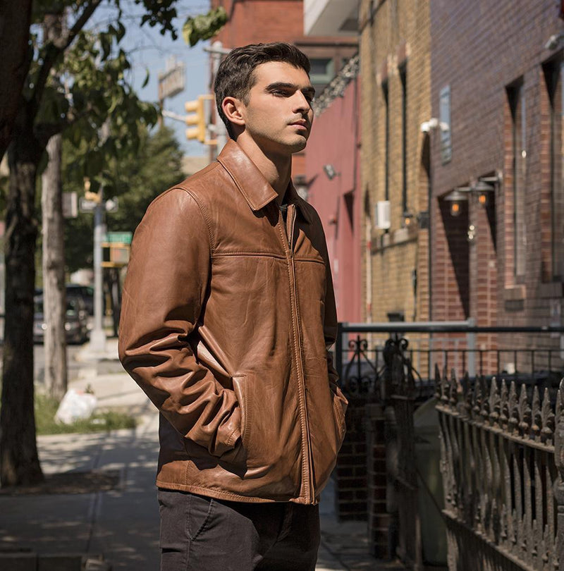 Indiana - Men's Leather Jacket