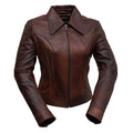 First MFG CO. Charlotte Slim Fit Women's Lambskin Leather Jacket