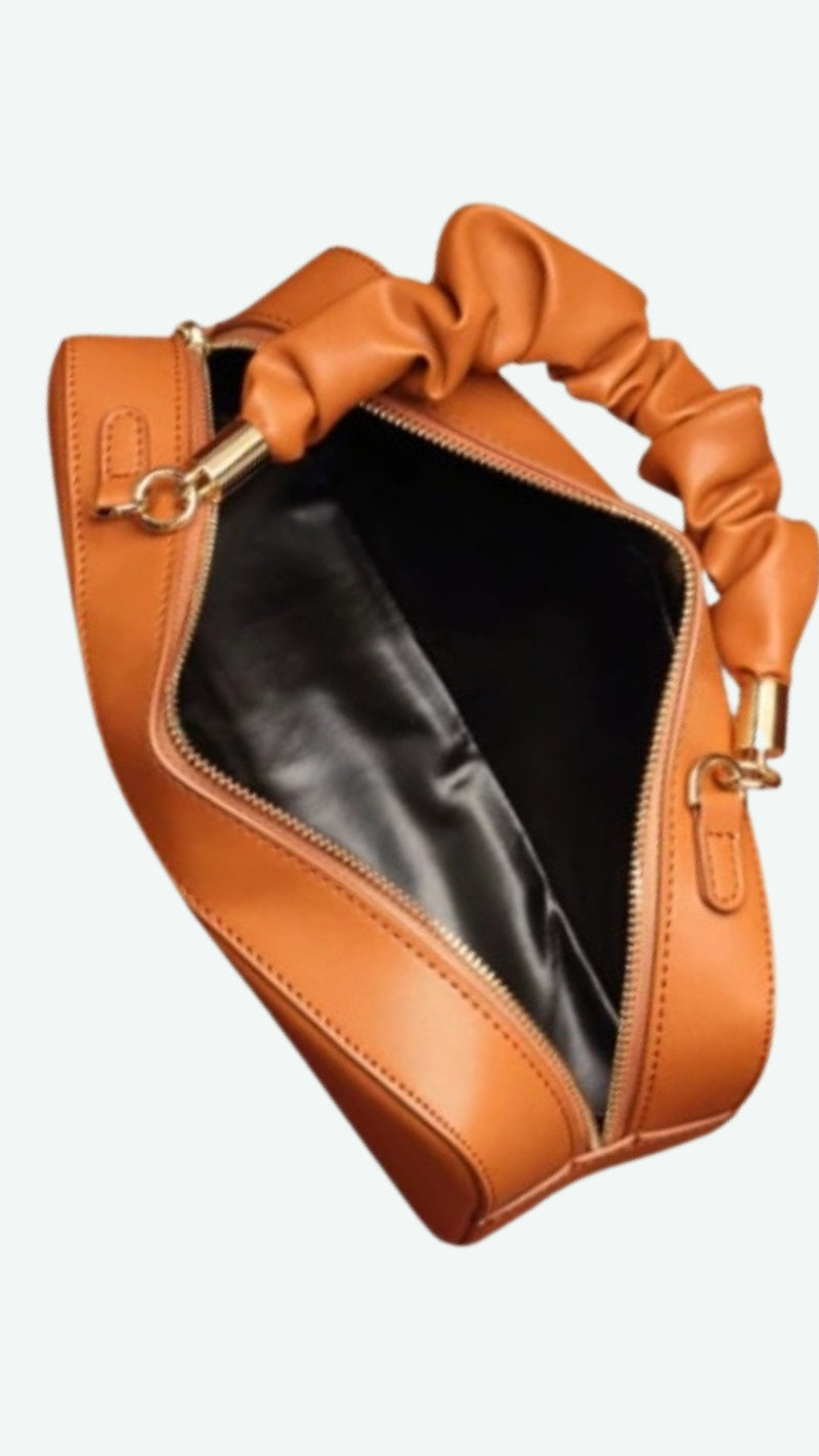 Cube Leather Handbag