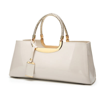 European American Style Fashion Lightweight Leather Handbag