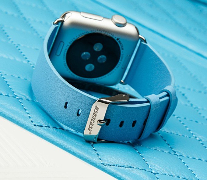 Real Leather Fashion Stainless Steel Watch Strap
