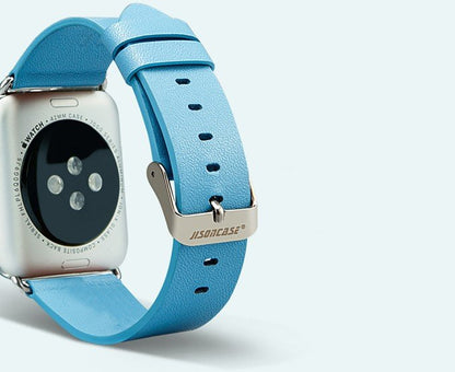 Real Leather Fashion Stainless Steel Watch Strap