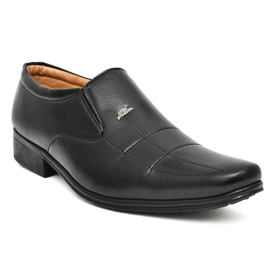 Classic Black Formal Slip-On Leather Shoes(Size-8 UK)